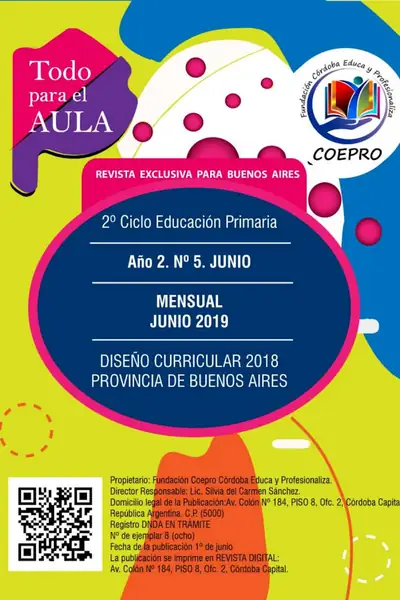 Portada del libro: Junio 2019 Segundo Ciclo