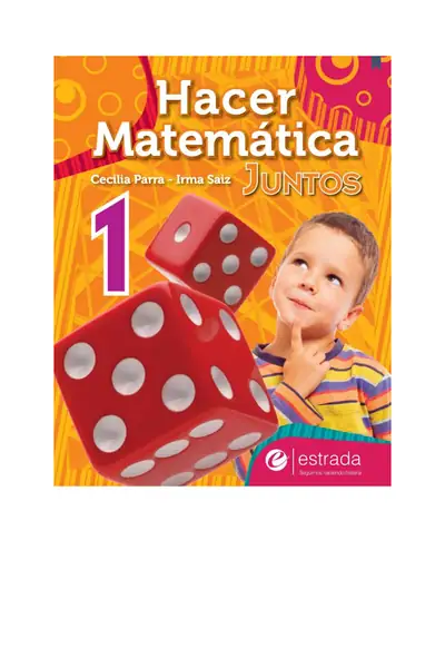 Portada del libro: 17 Hacer Matematicas 1