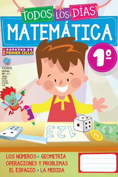 Portada del libro: 60 Todos Los DíAs MatemáTica 1