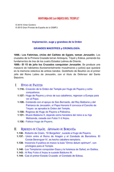 Portada del libro: Cronologia