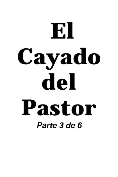 Portada del libro: El Cayado Del Pastor Iii
