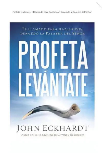 Portada del libro: John Eckhardt Profeta LeváNtate