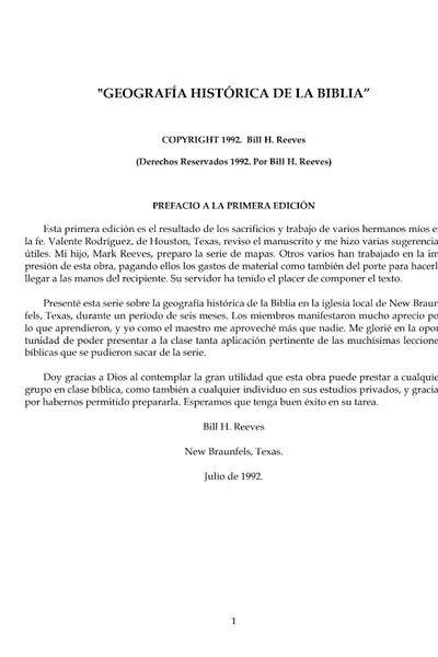 Portada del libro: Geografia Biblica