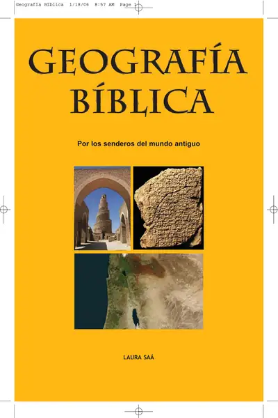 Portada del libro: Geografia Biblica 2
