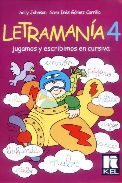 Portada del libro: Letramania 4 Jugamos Y Escribimos Con Cursiva