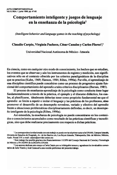 Portada del libro: Comportamiento Inte