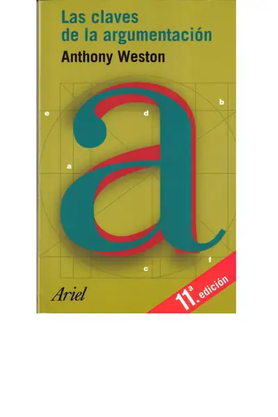 Portada del libro: Las Claves De La Argumentacion Corregido