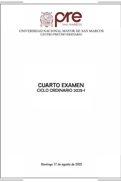 Portada del libro: 4 Ex Ordinario 2025 I