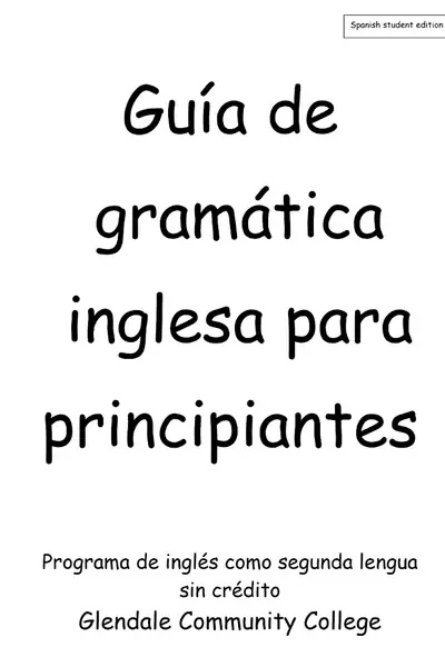Portada del libro: Grammarguide