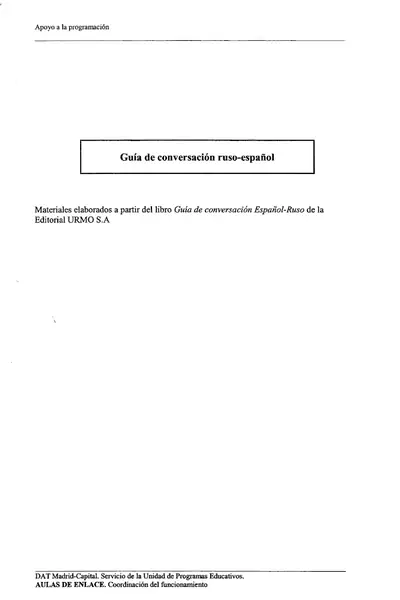 Portada del libro: Guia Ruso