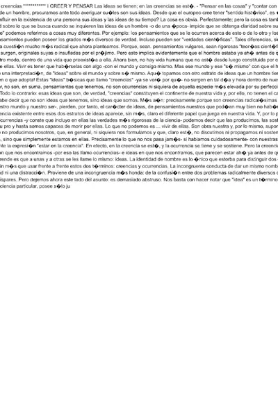 Portada del libro: Ortega Y Gasset, José Ideas Y Creencias