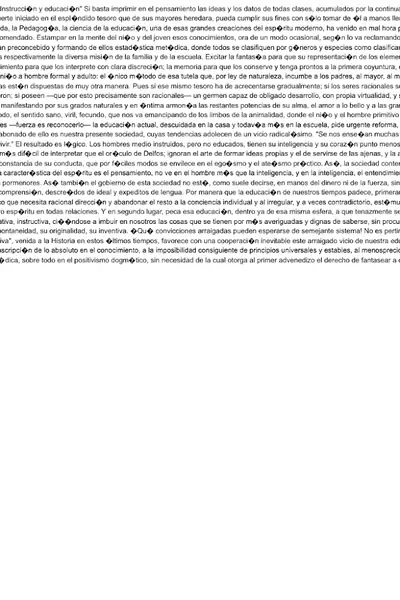 Portada del libro: InstruccióN Y EducacióN