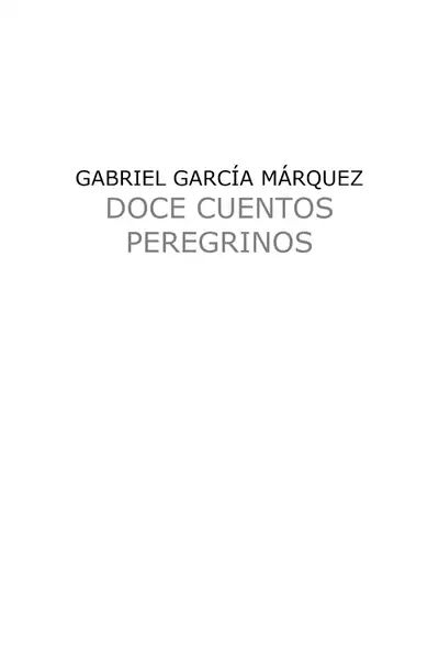 Portada del libro: Doce Cuentos Peregrinos