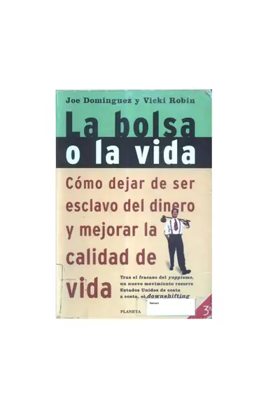 Portada del libro: La Bolsa O La Vida