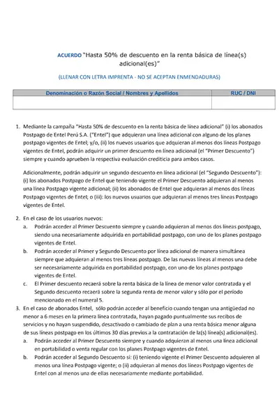 Portada del libro: Acuerdo Lineas Adicionales 07 07