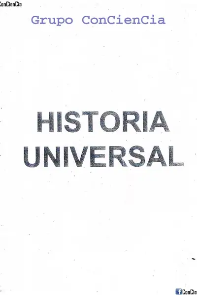 Portada del libro: │Conciencia│Historia Universal Sharon Navarro