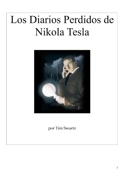Portada del libro: Los Diarios Perdidos De Nikola Tesla