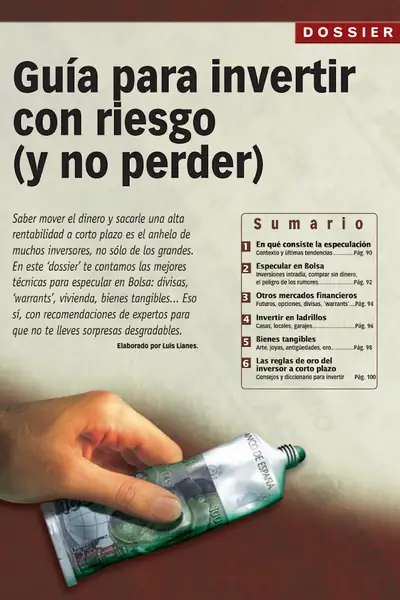 Portada del libro: Guia Para Invertir Con Riesgo Y No Peder