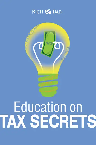 Portada del libro: Rich Dad, Education On Tax Secrets
