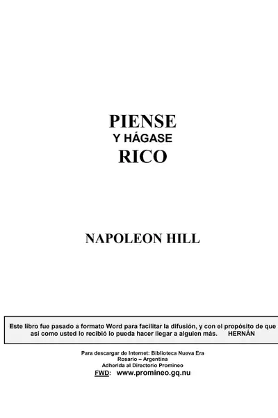 Portada del libro: Pienseyhagaserico