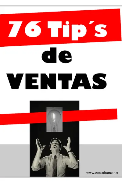 Portada del libro: 76 Tips De Ventas