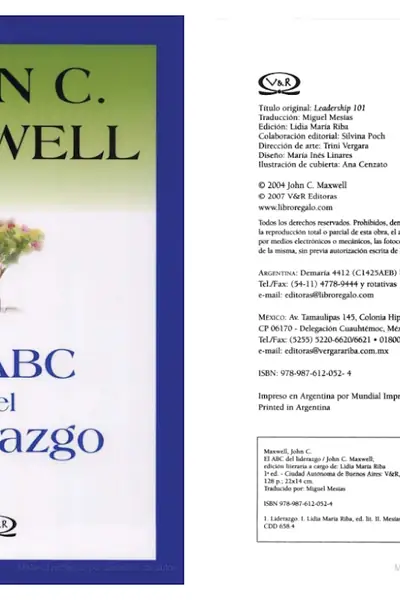 Portada del libro: El Abc Del Liderazgo Jhon C Maxwell