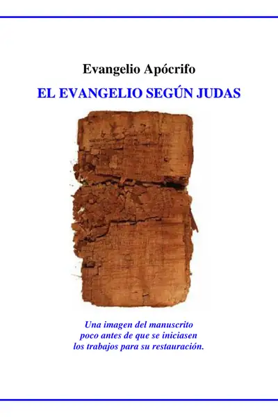 Portada del libro: Evangelio De Judas Anonimo