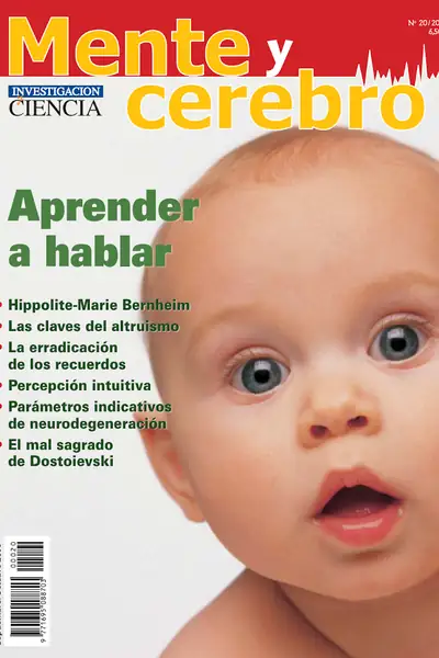 Portada del libro: Mente Y Cerebro 020 Aprender A Hablar