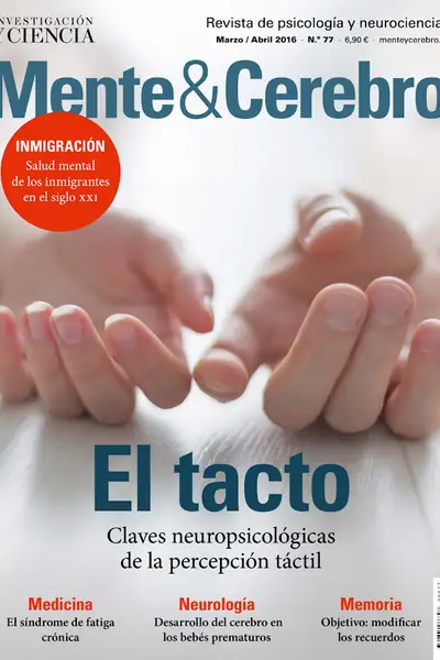 Portada del libro: Mente Y Cerebro 077 El Tacto