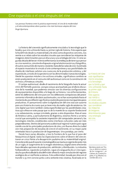 Portada del libro: Cine Expandido O El Cine Despues Del Cin