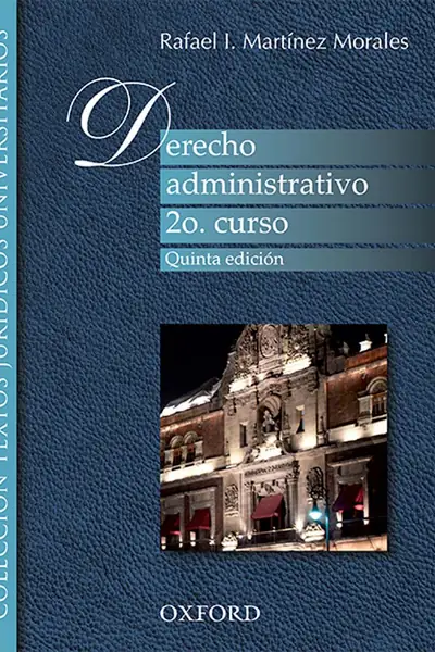 Portada del libro: 20 Derecho Administrativo 2o Curso