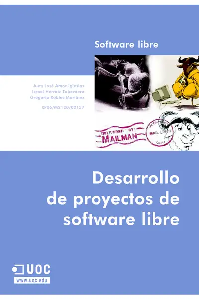 Portada del libro: Desarrollo Proyectos Software Libre