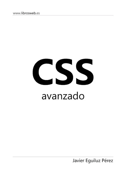 Portada del libro: Css Avanzado