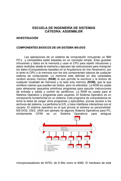 Portada del libro: Ensamblador