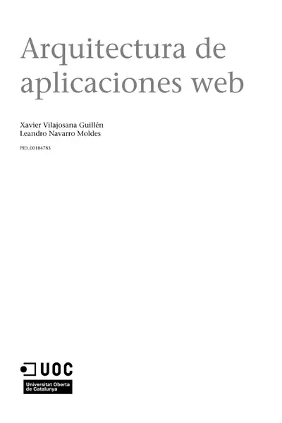 Portada del libro: Arquitectura De Aplicaciones Web M2