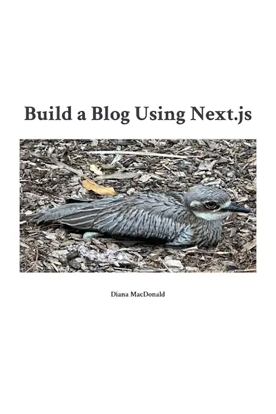 Portada del libro: Build A Blog Using Nextjs A4