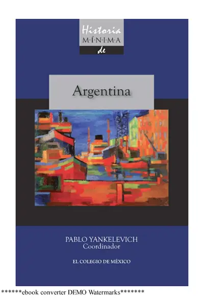 Portada del libro: Historia Minima De Argentina