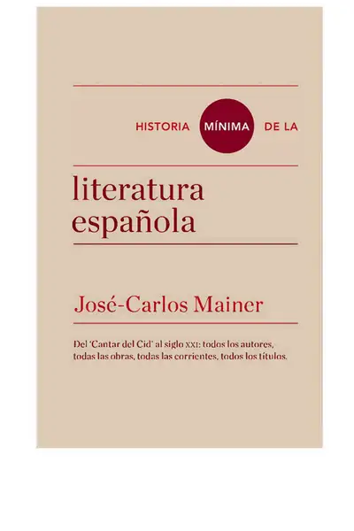 Portada del libro: Historia Minima De La Literatura A