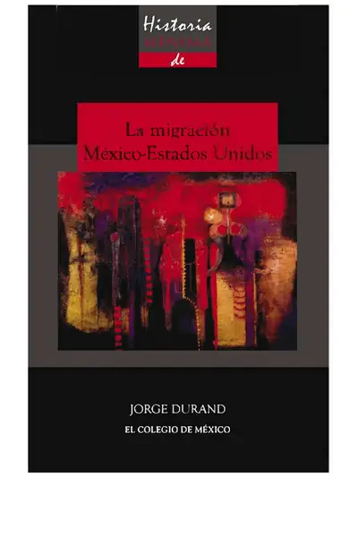 Portada del libro: Historia Minima De La Migracion Mexico Eeuu
