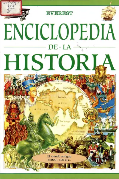 Portada del libro: Evans Charlotte Enciclopedia De La Historia Tomo 1 El Mundo Antiguo 40000 500 Ac