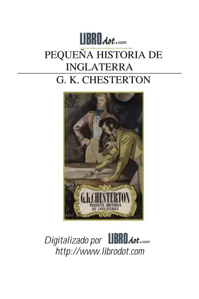 Portada del libro: Chesterton PequeñA Historia De Inglaterra