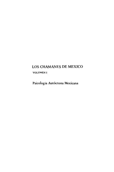 Portada del libro: 28 Los Chamanes De MéXico Vol 1