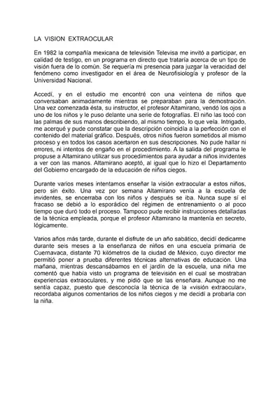 Portada del libro: 18 VisióN Extra Ocular