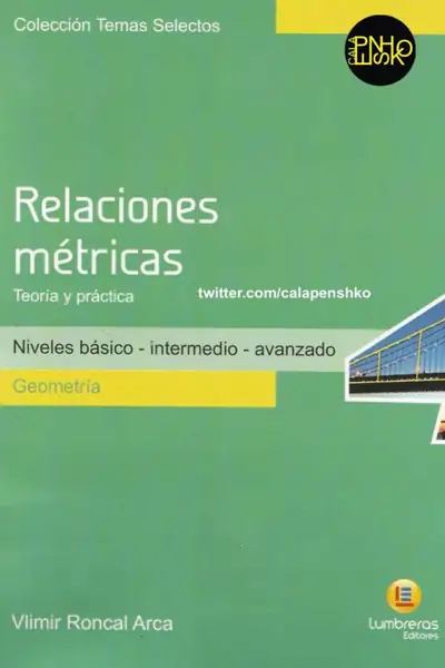 Portada del libro: Relaciones MéTricas