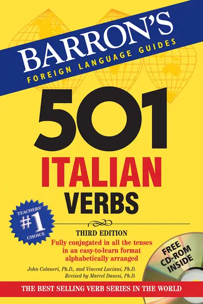 Portada del libro: 501 Italian Verbs