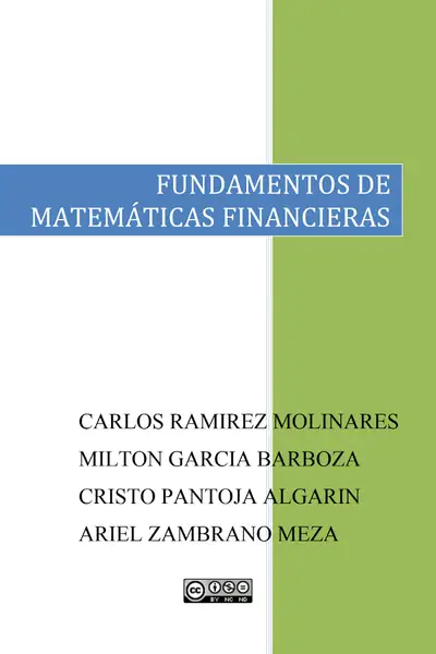 Portada del libro: Matematicas Financieras
