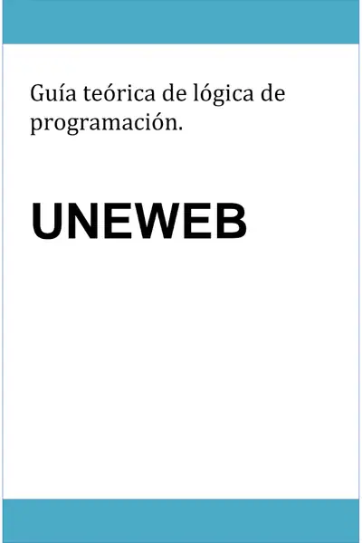 Portada del libro: Gu A Te Rica De L Gica De Programaci N Uneweb