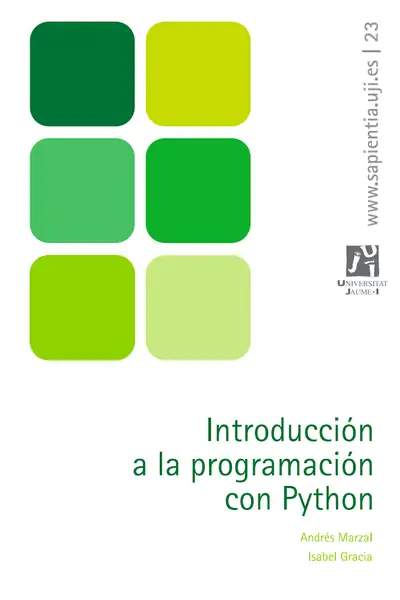 Portada del libro: 24 Introducci N A La Programaci N Con Python Autor Andr S Marzal E Isabel Gracia