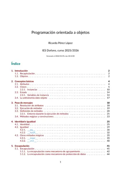 Portada del libro: Programacion Orientada A Objetos Ricardo Perez Lopez 5383