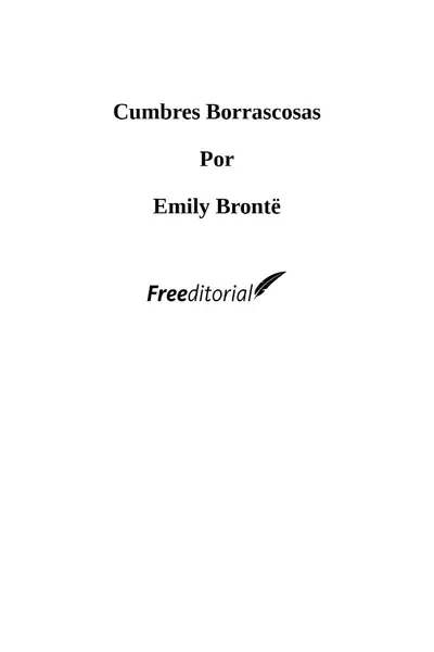 Portada del libro: Charlotte Bronté Cumbres Borrascosas